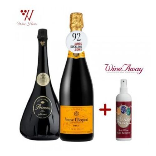 Bundle-De-Venoge-Princes-Brut-Veuve-Clicquot-Yellow-Label-Brut-Champagne-Wine-Away-2oz